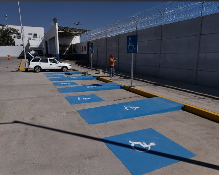 Pintura de espacios de estacionamiento